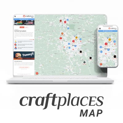 Craftplaces Map Mittagessen Street Food